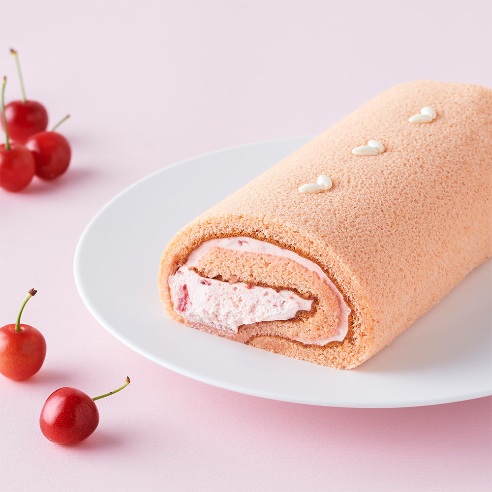 米粉 ロールケーキ さくらんぼ チェリー グルテンフリー オーガニック 小麦不使用 ギフト スイーツ 
